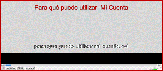 Mi cuenta tutorial