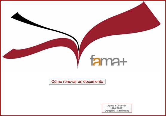 renovar fama new ingreso