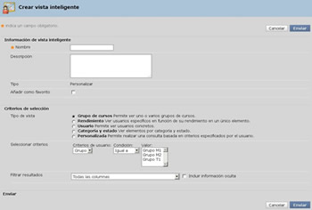 Personalización de vista inteligente